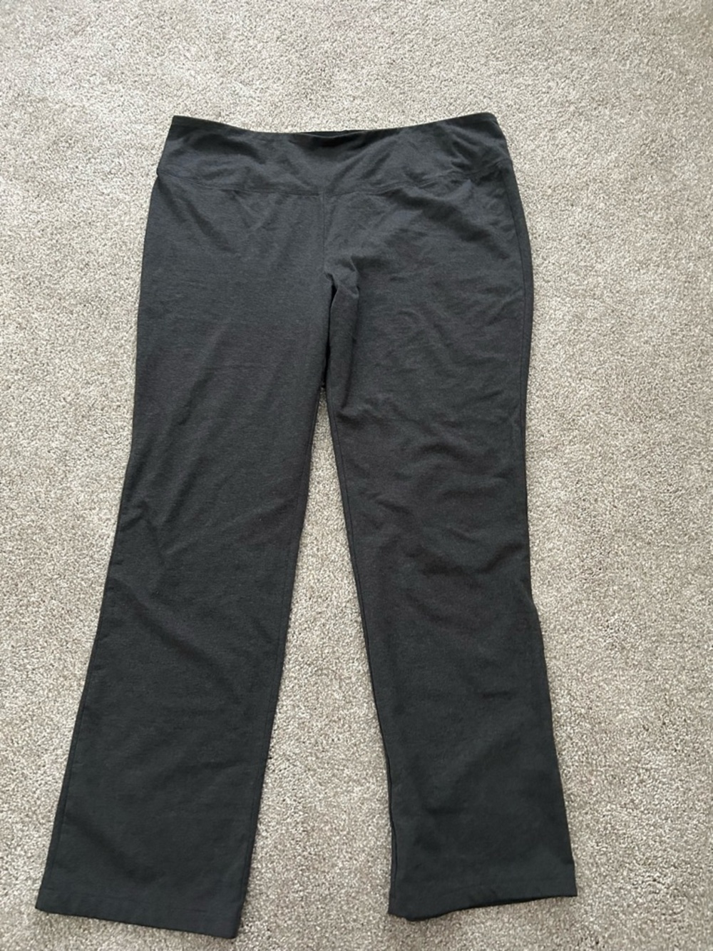 Style & Co Grey High-Waist Yoga Pants XL